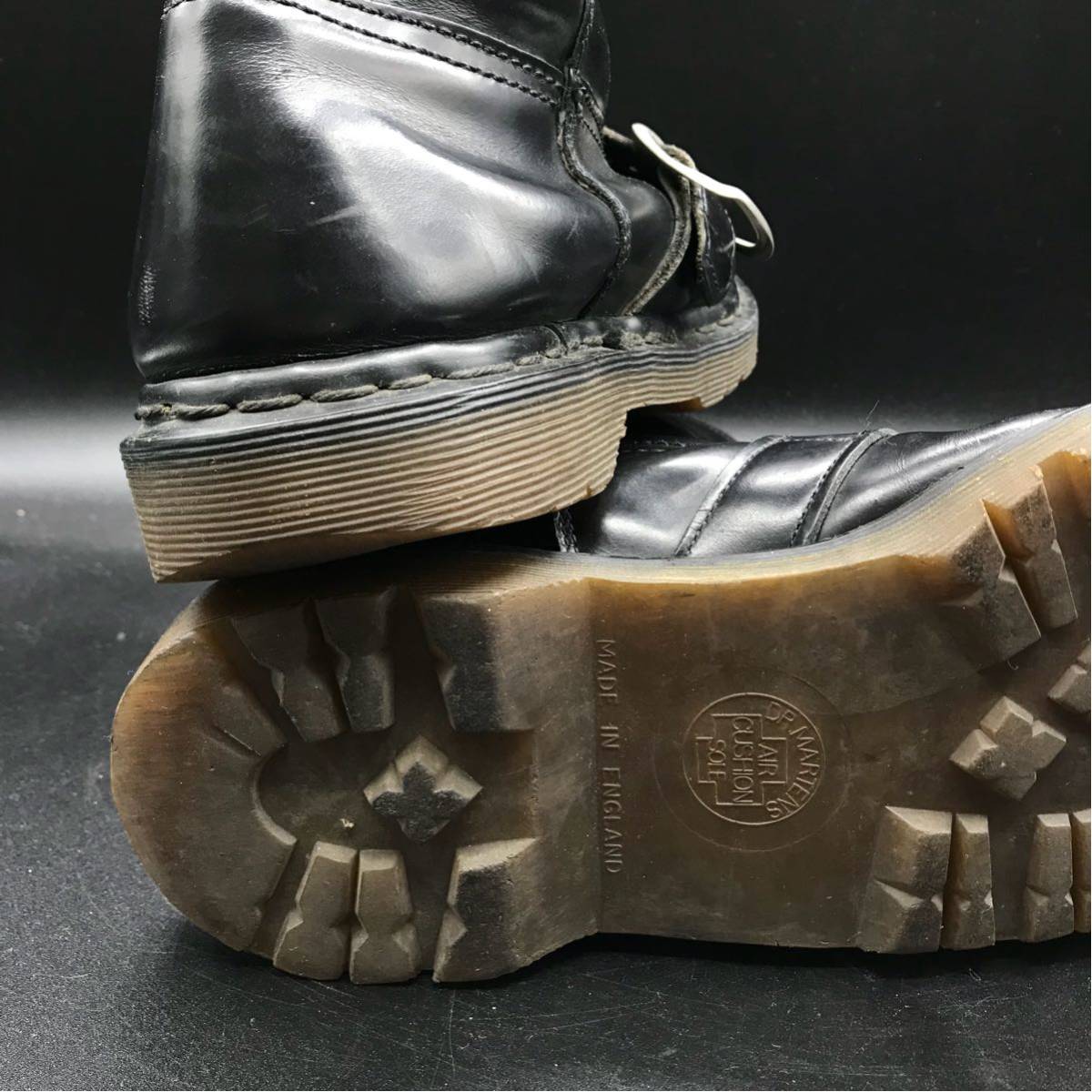 英国製 Dr Martens ドクターマーチン エンジニア ブーツ ショート ブーツ メンズ 6 5 25 0cm程度 ブラック 黒 本革 革靴 レザー 25 0cm 売買されたオークション情報 Yahooの商品情報をアーカイブ公開 オークファン Aucfan Com