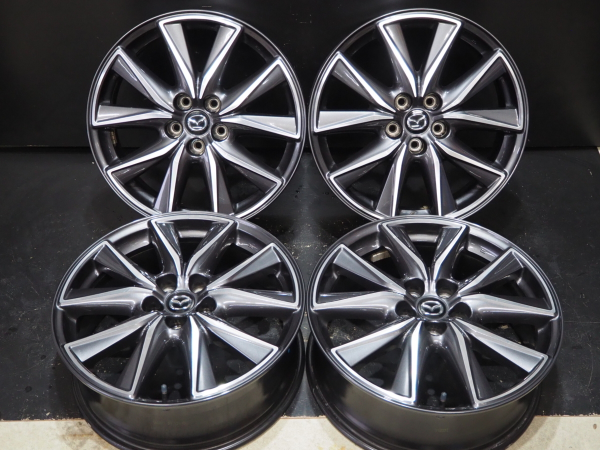 19×7J +45 4本 】MAZDA マツダ CX-5 Lパッケージ純正アルミホイール 