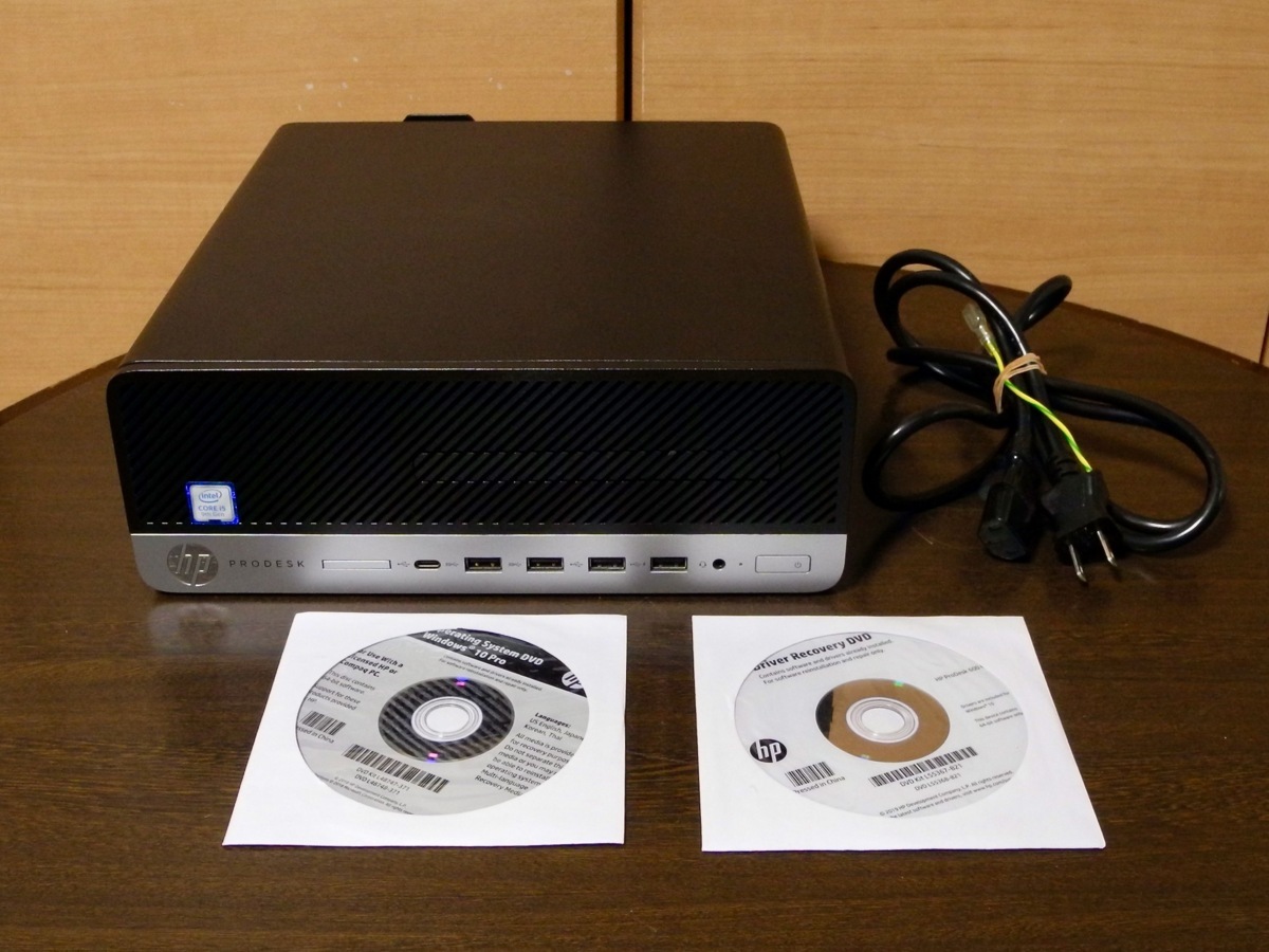 ☆HP ProDesk 600 G5 SFF（i5 9500/8GB/SSD 256GB/オフィス）リカバリ 