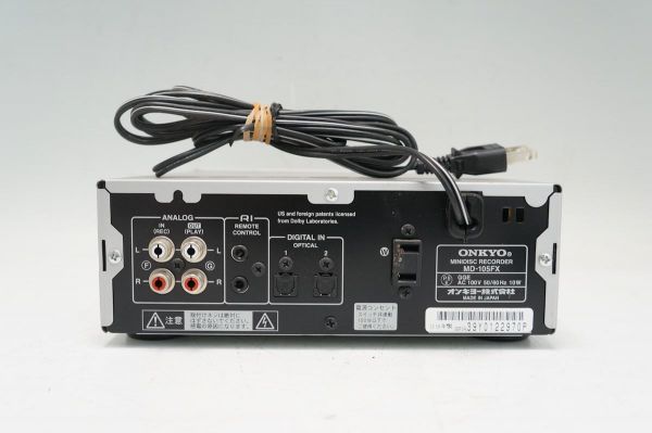 ONKYO MD-105FX オンキヨー MDデッキ INTEC - オンキョー MD Hi-MD