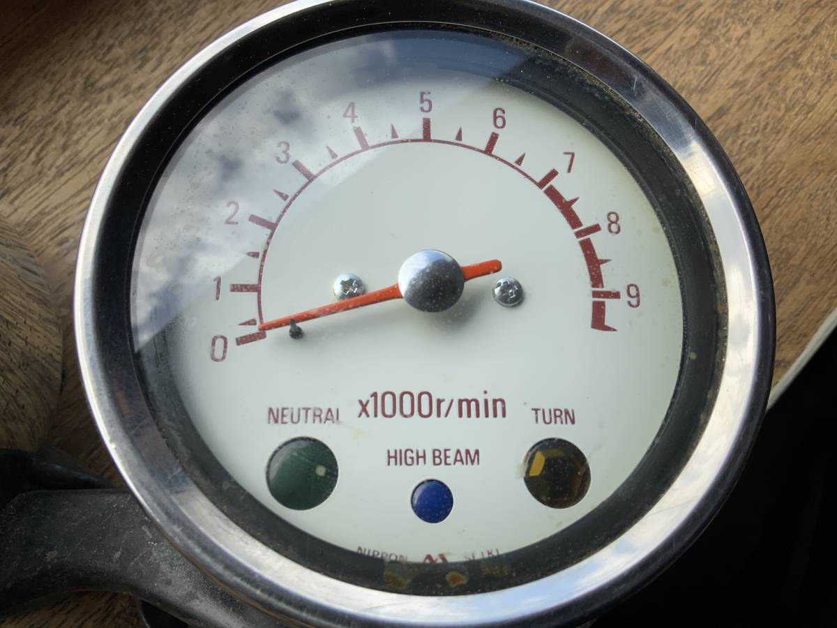 SR400 純正メーター メーター 純正 ヤマハ YAMAHA SR500 タコメーター