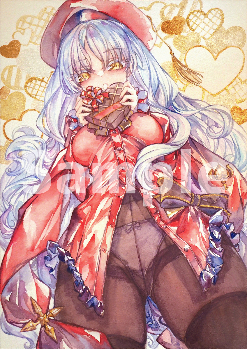 手描きイラスト 同人 Fgo カレン C オルテンシア バレンタイン 透明水彩 原画 手描きイラスト 売買されたオークション情報 Yahooの商品情報をアーカイブ公開 オークファン Aucfan Com
