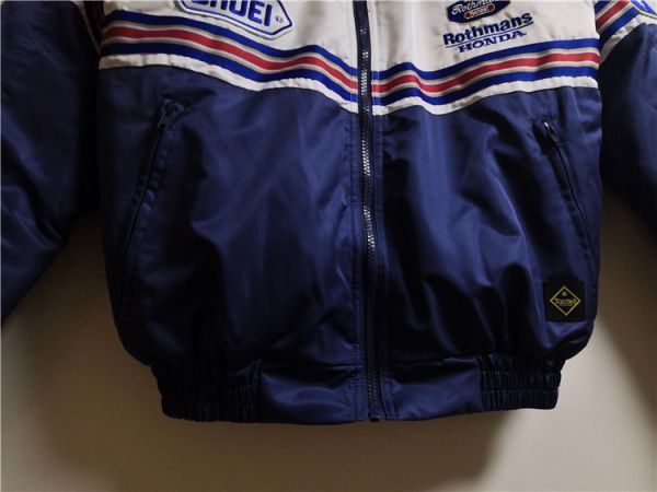 希少 Rothmans HONDA ロスマンズホンダ ブルゾン刺繍綿入ジャケットHRC 