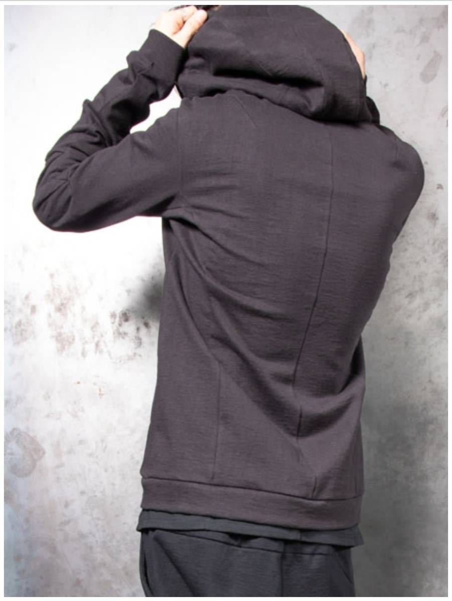 DEVOA Hooded Jacket Cotton Jersey Charcoal FJC-TKJ Size2 / デヴォア(リップヴァン ...
