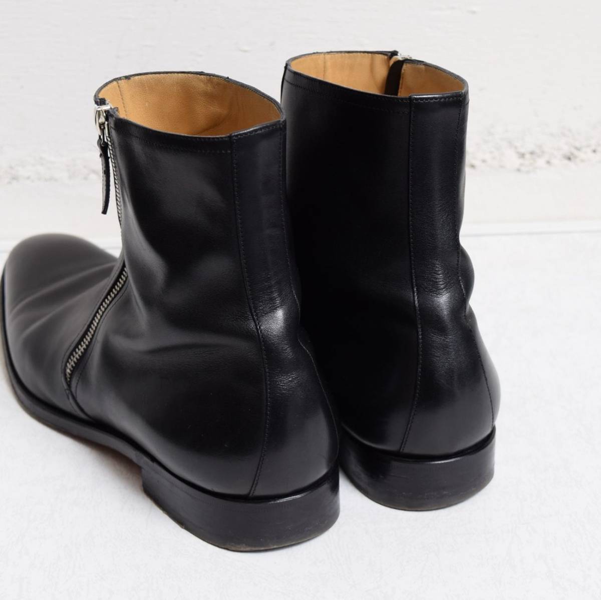 美品◇ HERMES エルメス サイドジップ ブーツ size 44 ブラック / 黒 