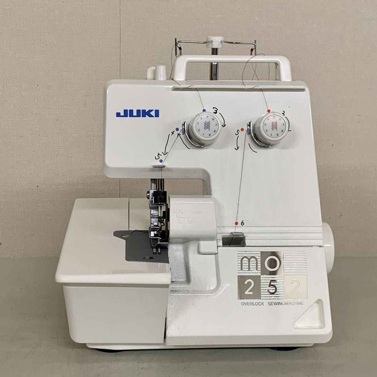 JUKI ジューキ MO-252 オーバーロックミシン 1本針・2本糸 - メルカリ 
