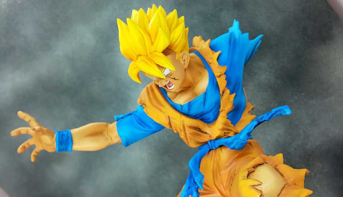 片腕の孫悟飯：改造・リペイント】プライズ ドラゴンボールレジェンズ 