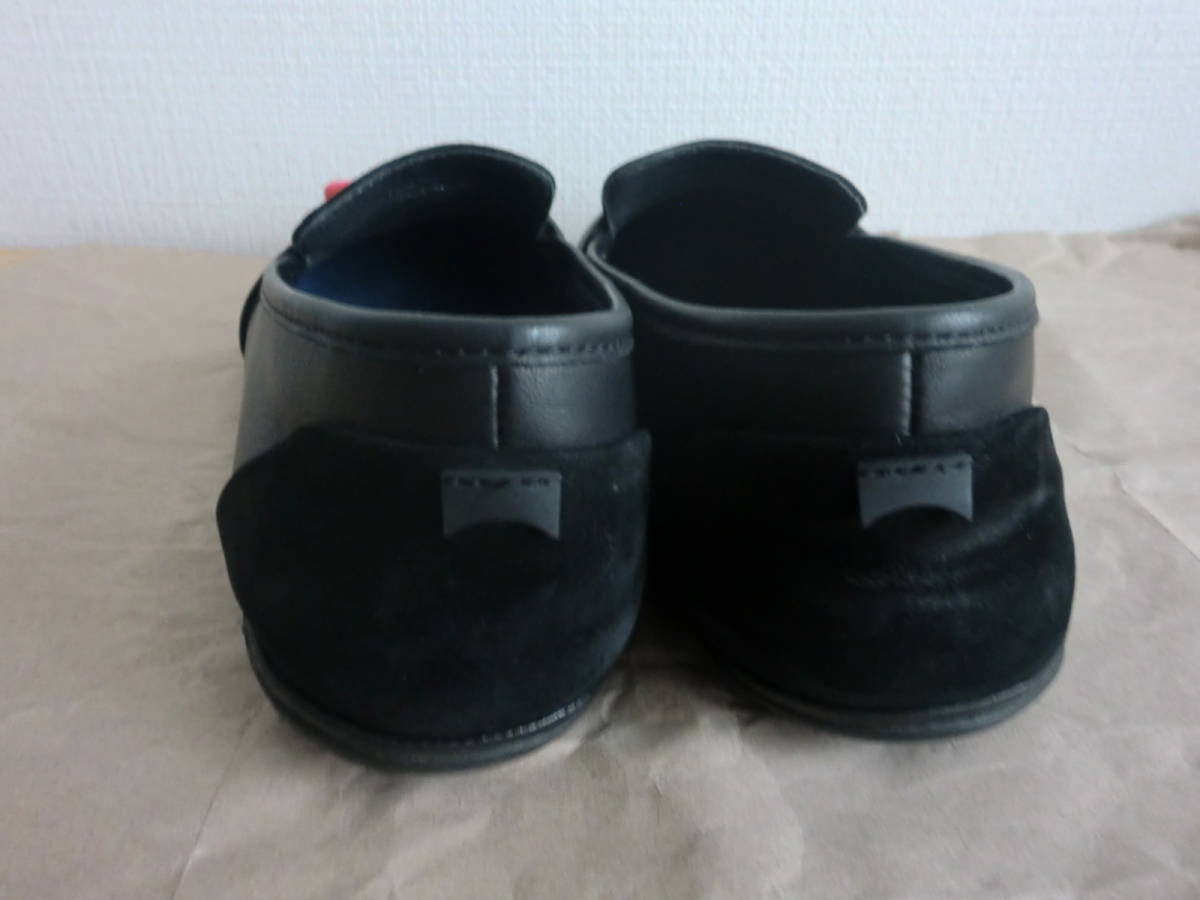 カンペール CAMPER Twins 39 フラットシューズ タッセル ローファー 黒 