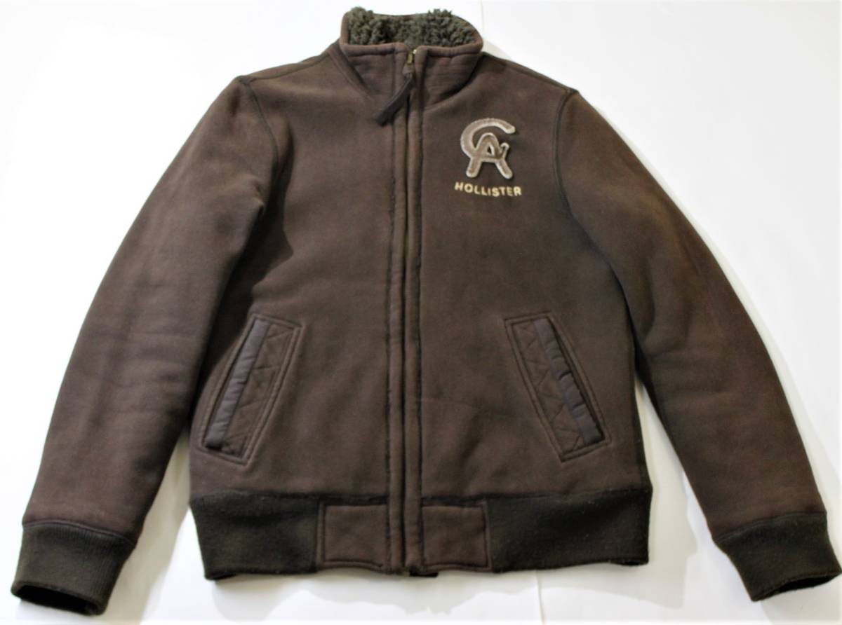 ◇HOLLISTER ホリスター◇ CABRILLO 裏ボア ジャケット ブラウン:SーM 