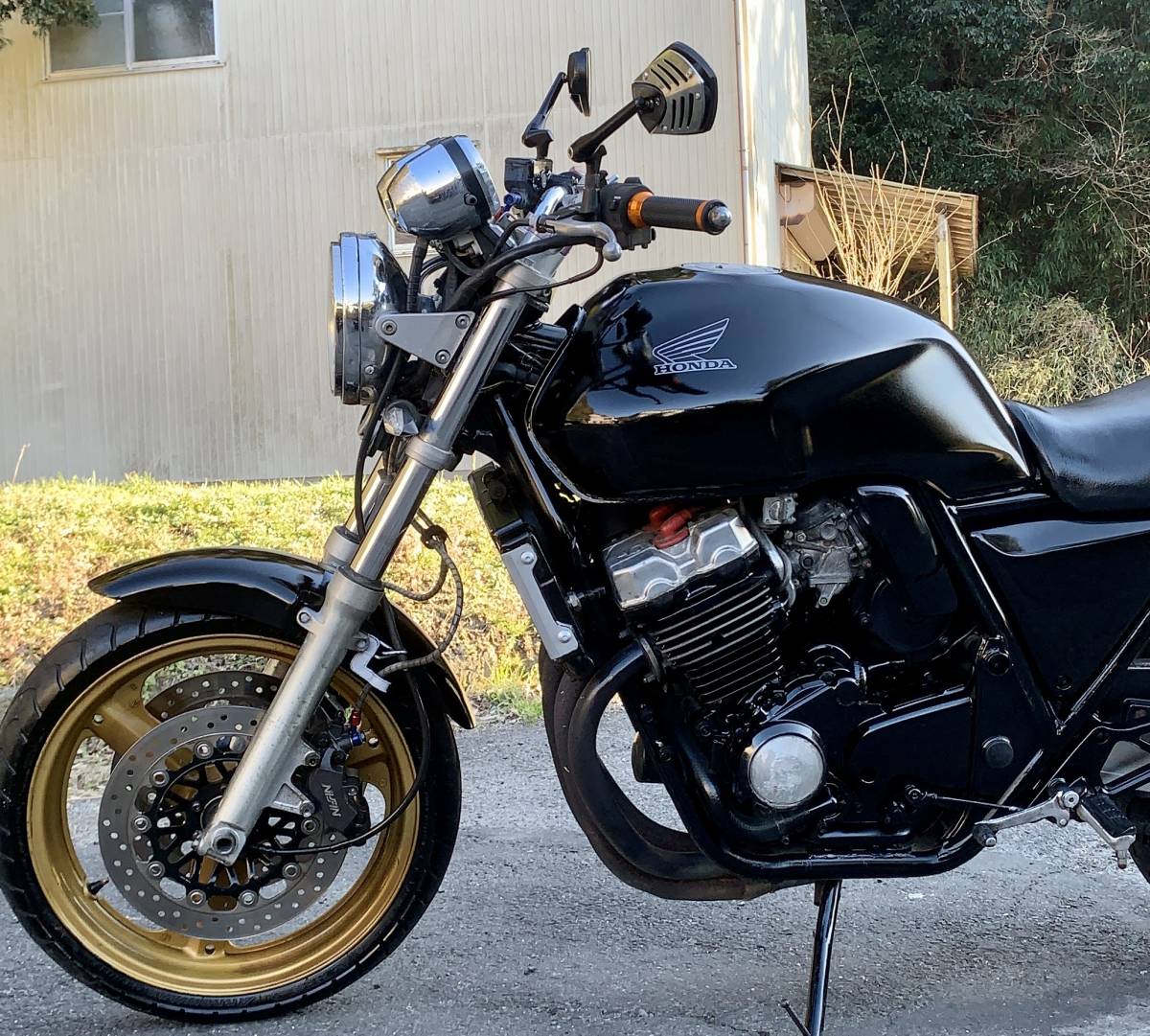 ☆HONDA☆CB400SF☆NC31☆艶々ブラック外装☆モリワキ集合管☆綺麗☆実 