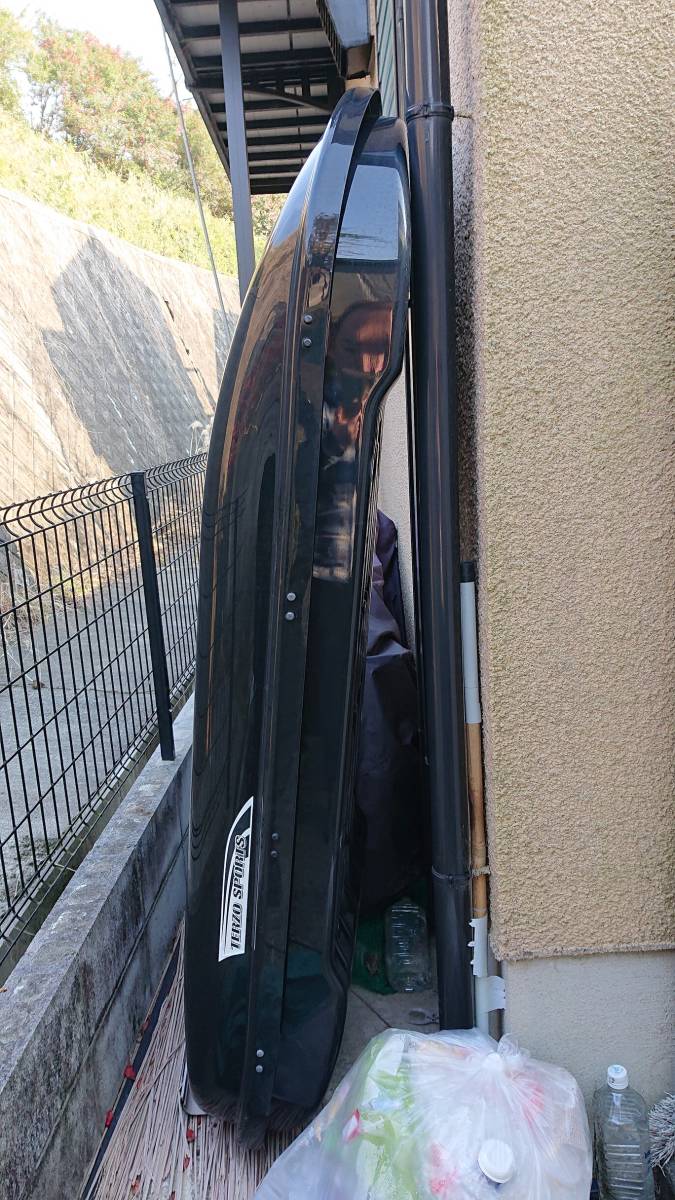 TERZO テルッツォ ルーフボックス＋フリード用キャリアベース＋キャリアバー 鍵２個付き ダンパースムースです_9