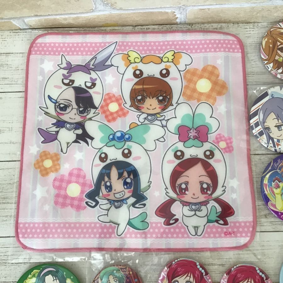 現状】 プリキュアシリーズ グッズ まとめ売り 缶バッジ 他 ふたりは 