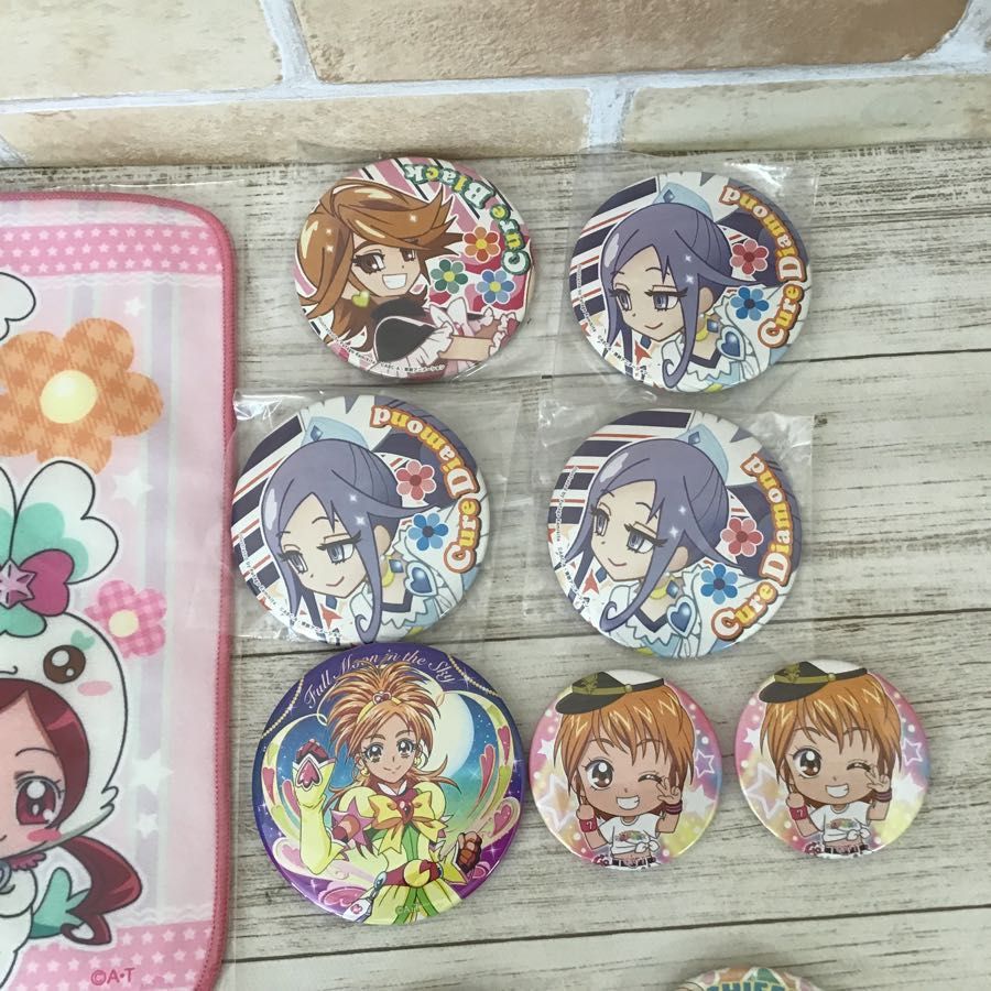 現状】 プリキュアシリーズ グッズ まとめ売り 缶バッジ 他 ふたりは 