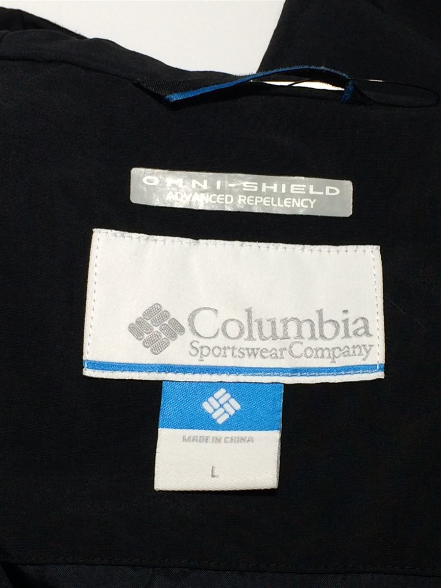 Columbia◆マウンテンパーカ/L/ナイロン/黒/ブラック/フーディー/ナイロンジャケット/アウター/古着/アウトドア マウンテンパーカー Columbia メンズ Canyon II ホワイト