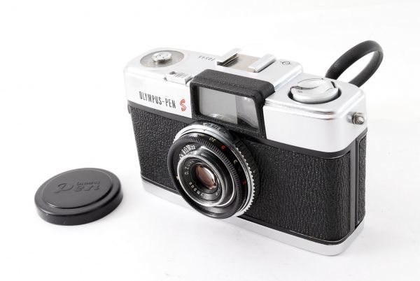 OLYMPUS PEN S シルバー D.Zuiko 3.0cm F2.8 フィルムカメラ #2049