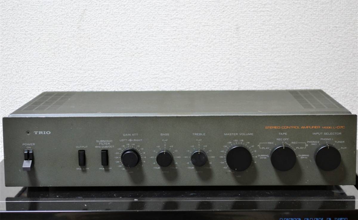 トリオ TRIO プリアンプ コントロールアンプ L-07C ケンウッド L-07CII