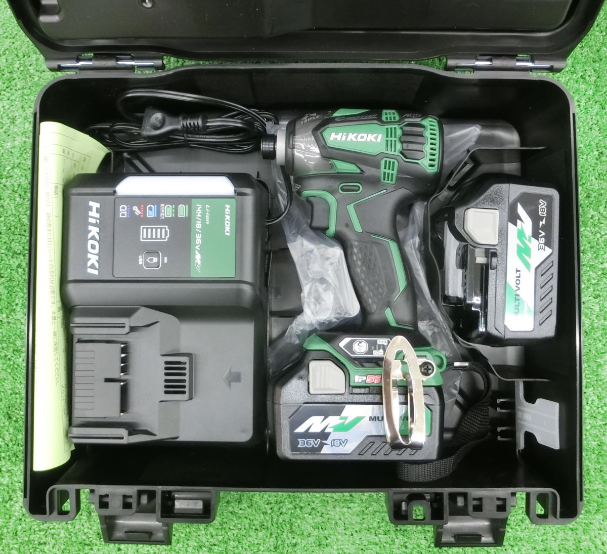 値下げ！ 中古 美品 HIKOKI(旧日立工機) WH18DDL2 コードレスインパクトドライバー マルチボルト蓄電池(BSL36A18)セット 値下げ！ 中古 美品 HIKOKI(旧日立工機) WH18DDL2 コードレス