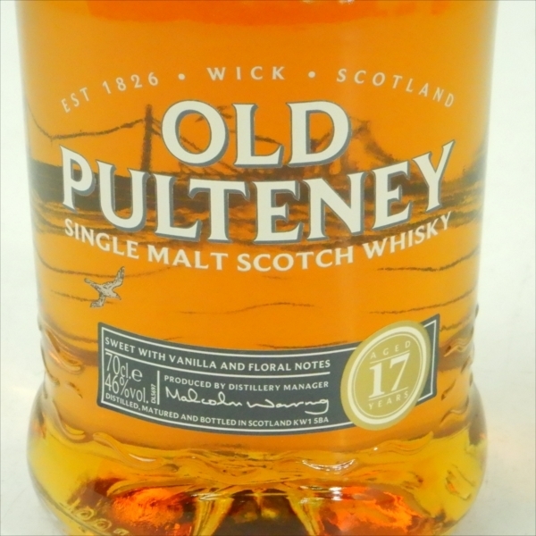 オールドプルトニー 17年 46％ CC544○ オールドプルトニー 17年 ○ 700ml / 46% ○ シングルモルト