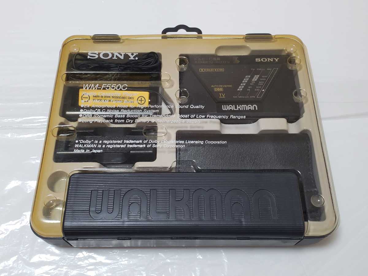 ジャンク】ソニー カセットウォークマン WM-F550C 本体 #30307 WM