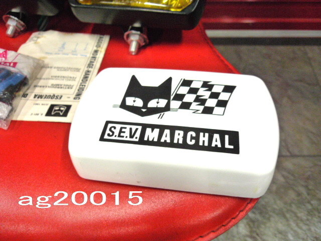パーツ S.E.V.MARCHAL 絶版 当時物 マーシャル 759 イエロー カバー付き 専用BOX フォグ 750