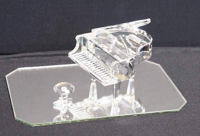 Swarovski クリスタル グランドピアノ 置物 ☆SWAROVSKI スワロフスキー/ グランドピアノ クリスタル 置物