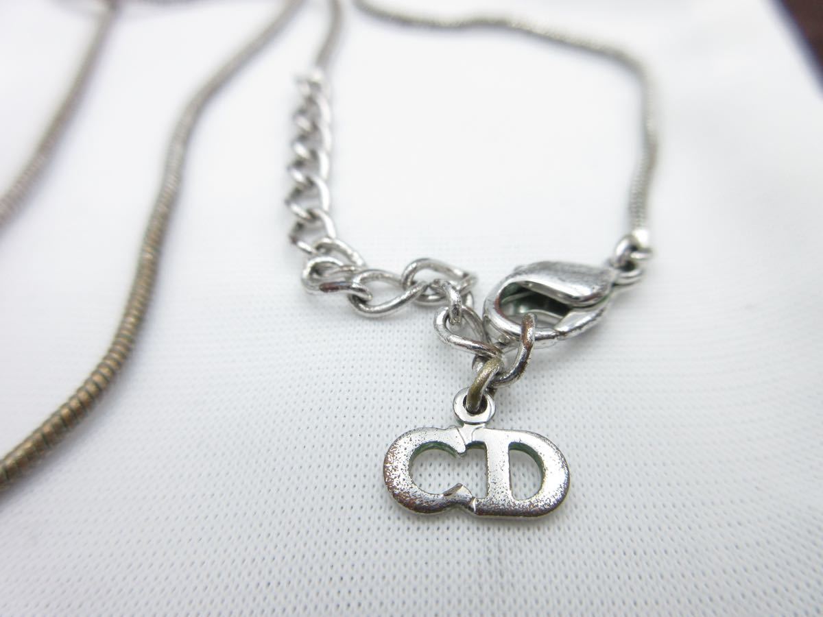 ネックレス ハート Dior ロゴ Christian ディオール クリスチャン 