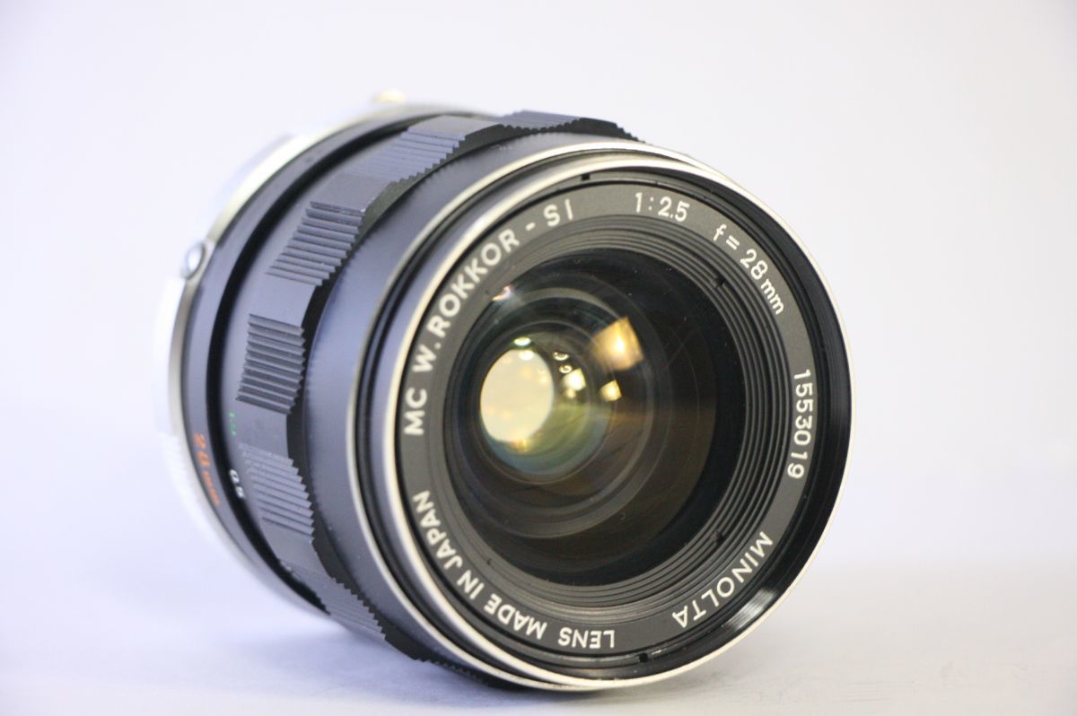 実用☆ミノルタ MINOLTA MC W.ROKKOR-SI 28mm F2.5☆くもり☆CCC628 MC