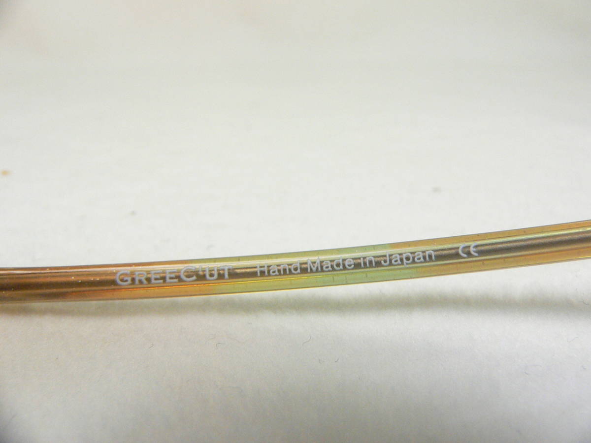 GREEC'UT tredici 一山 眼鏡フレーム グリークカット col-1 col-9 公式