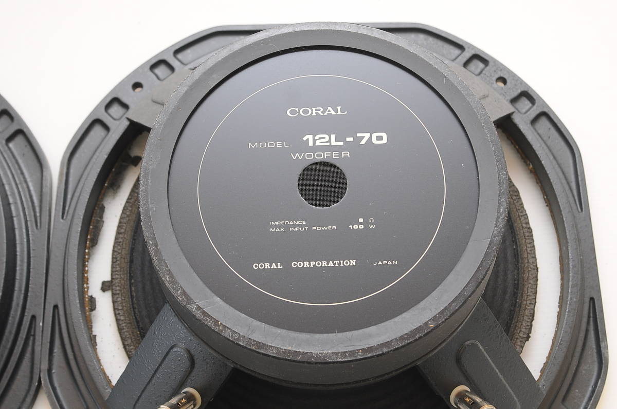 Yahoo!オークション CORAL コーラル 12L-70 スピーカーユニット (一般