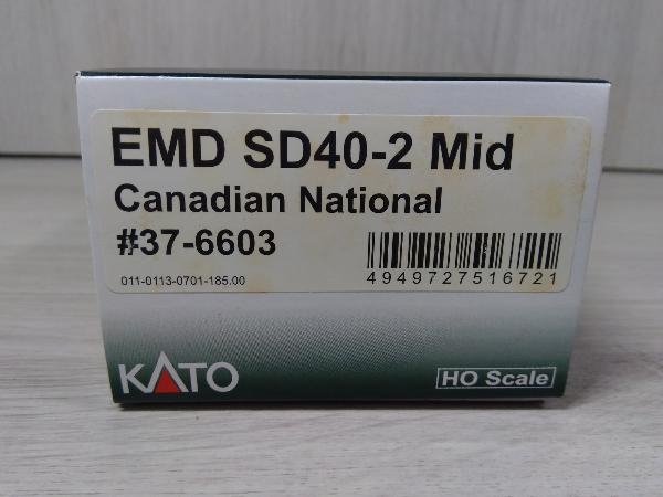 SD40-2 EMD 37-6603 KATO Mid HO - Kato National Canadian | 鉄道模型 金屋代かずおのお部屋 HOゲージ カトー #6328
