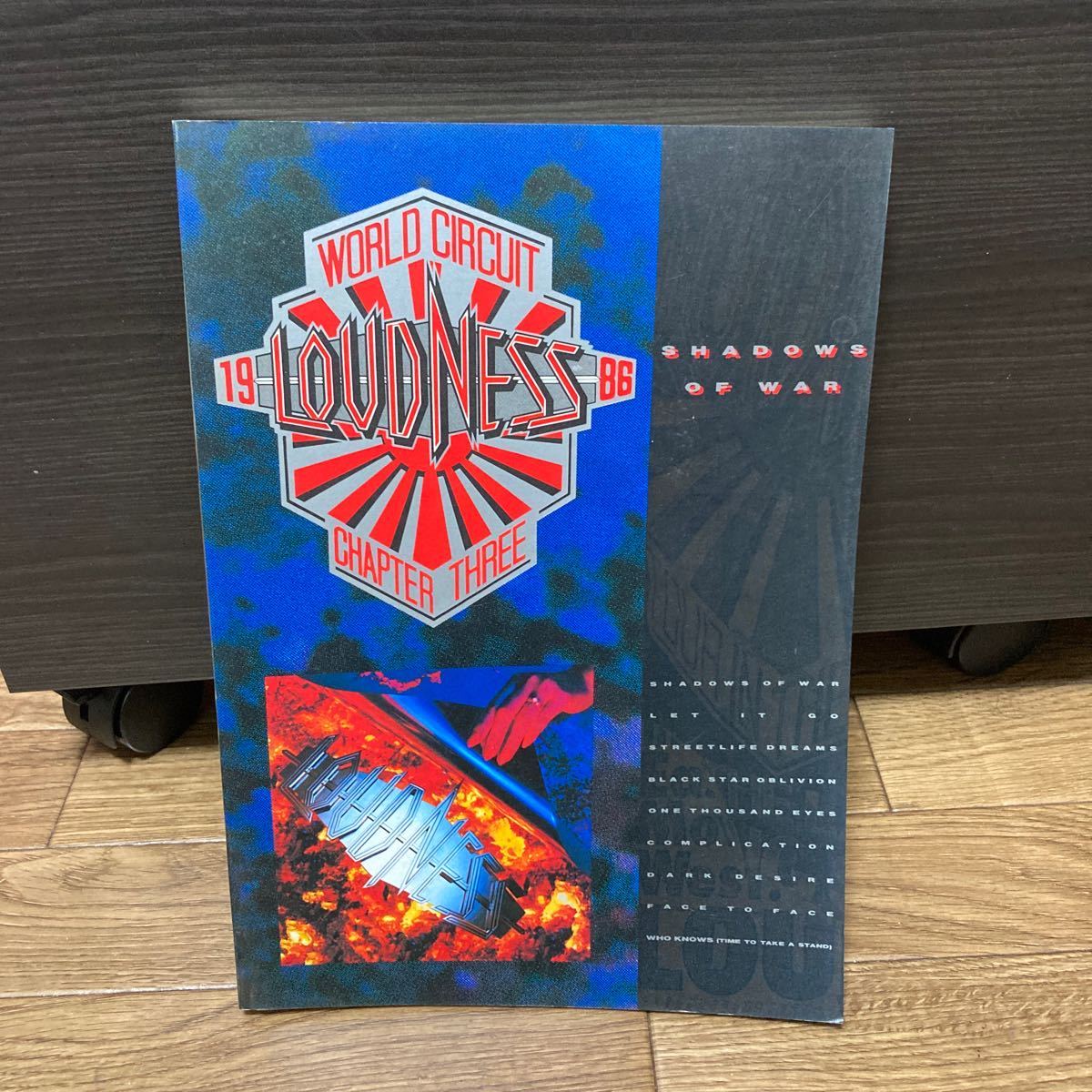 v03221 バンドスコア LOUDNESS “SHADOWS OF WAR” ラウドネス 1986年5月