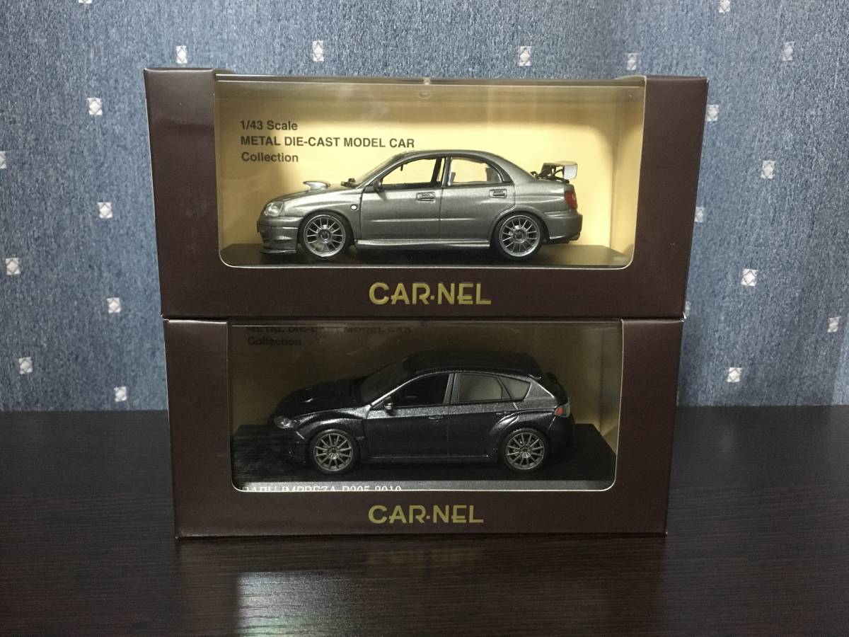 CAR-NEL 1/43 スバル インプレッサ S203、スバル R205 2台セット