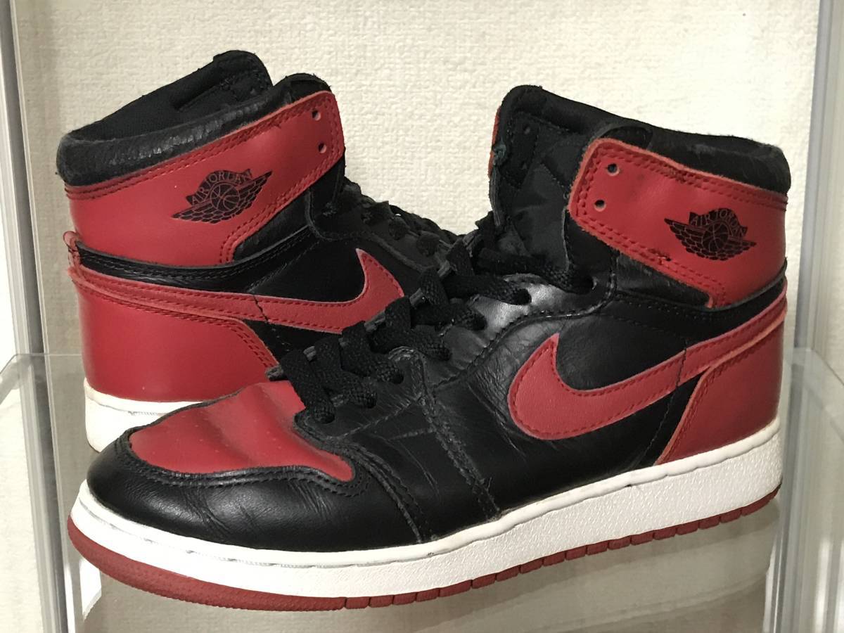 NIKE AIR JORDAN 1 153126-061 ジョーダン1 赤黒 94年製 BULLS ブルズ 