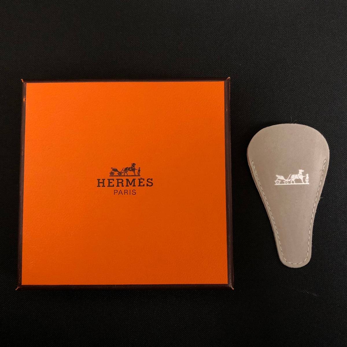 A16g85I HERMES エルメス ルーペ付マネークリップ 財布 ホース 馬顔 
