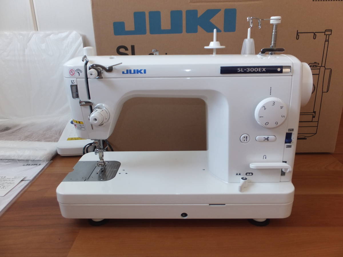 美品即決！ JUKI 職業用ミシン SL-300EX 自動糸切り サブテンション 