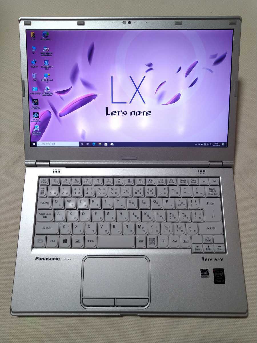 Panasonic Let'snote CF-LX4 Core i7 SSD搭載高速 メモリ8GB 14型 DVD