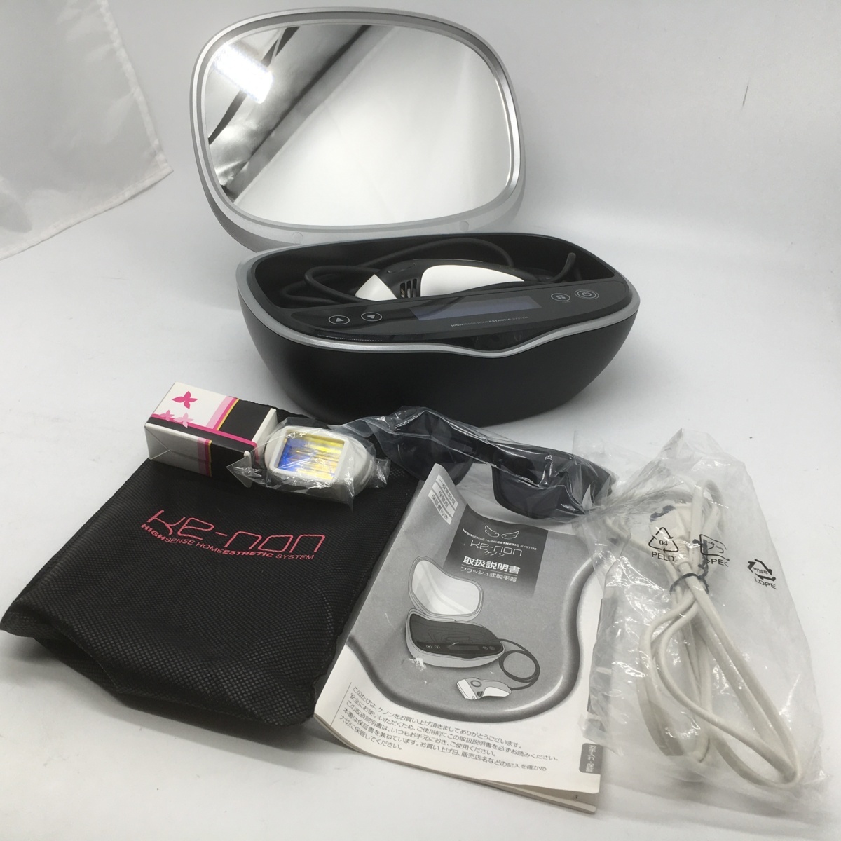 ◎A014 ke-non ケノン フラッシュ式脱毛器 美顔器 NIPL-2080 全身 美顔