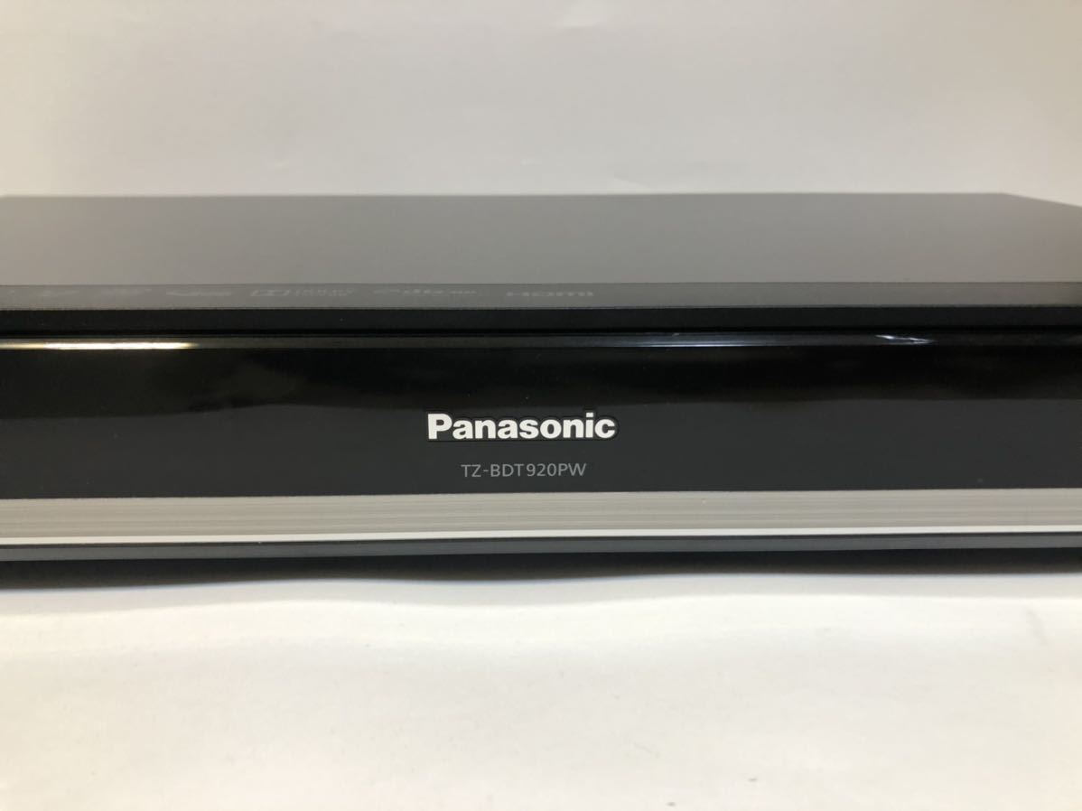 Panasonic TZ-BDT920PW ブルーレイレコーダー リモコン2種 Panasonic