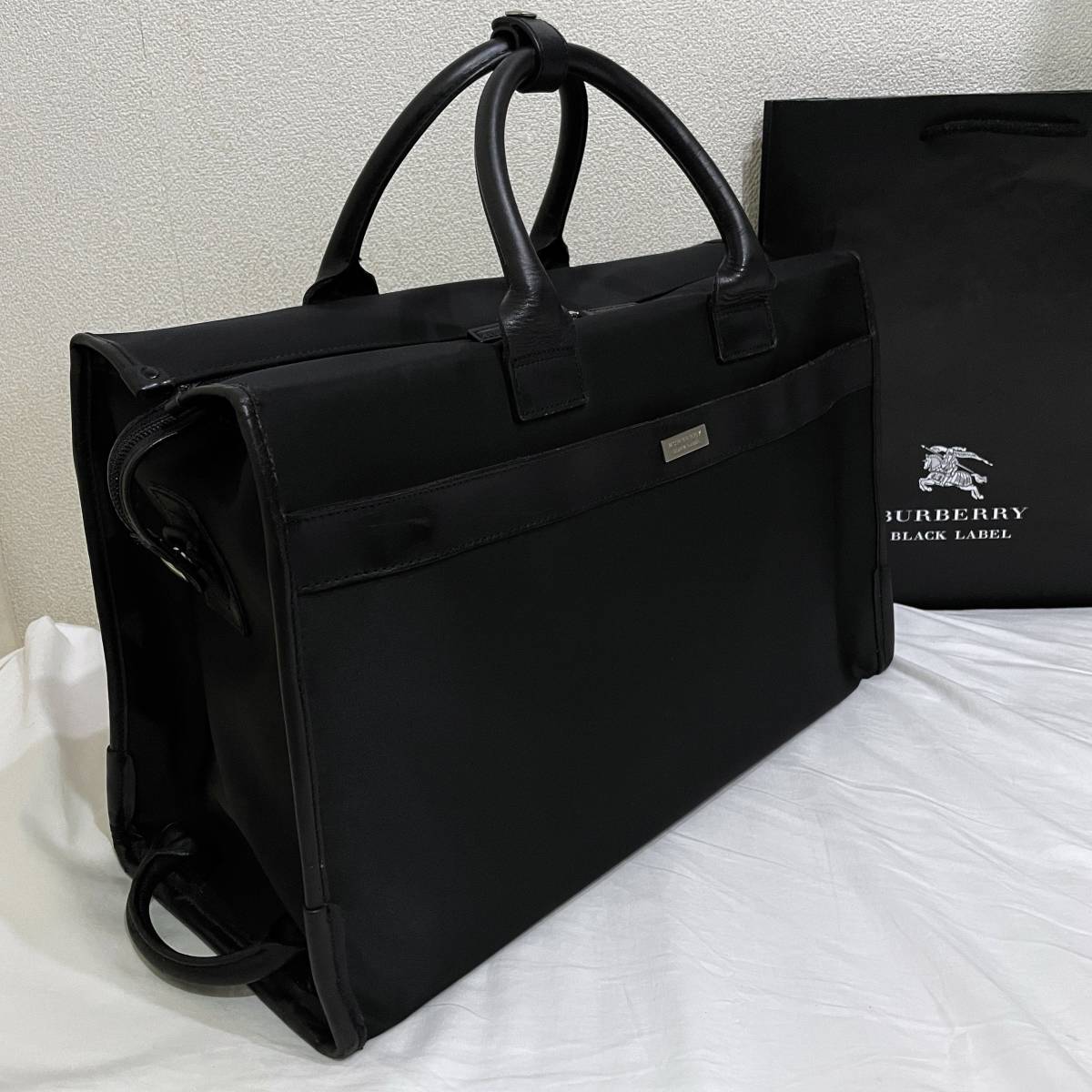 激レア BURBERRY BLACK LABEL バーバリーブラックレーベル ナイロン 