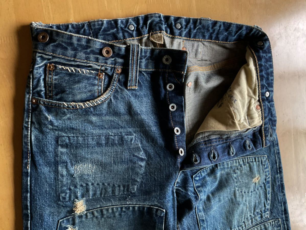 RRL ボルチモアデニム 3rd 32/30 LIMITED EDITION バックルバック 