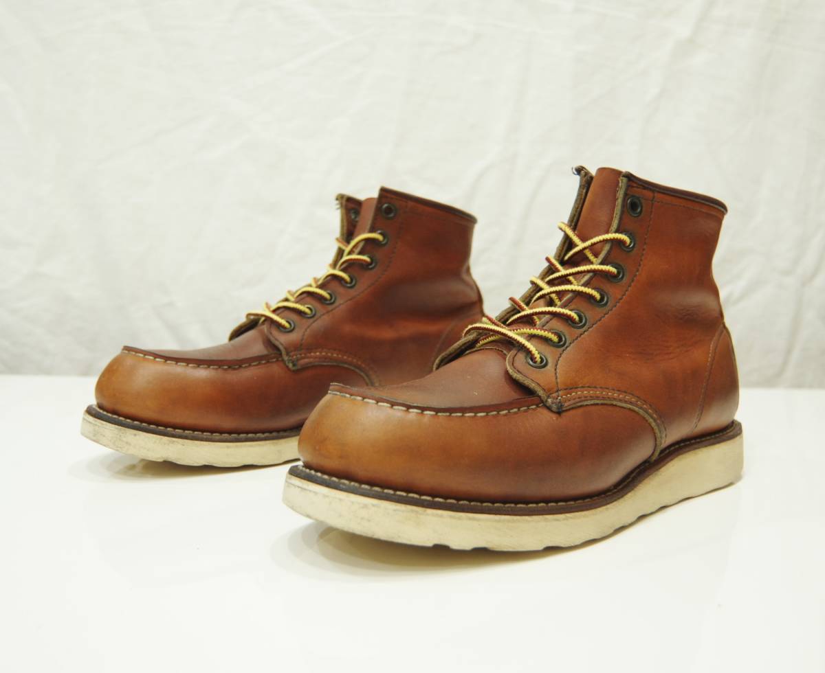 ビンテージ REDWING 875 アイリッシュセッター 黄茶 羽タグ US8.5E 