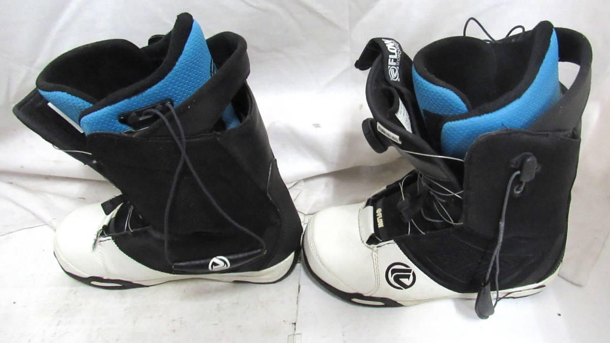 FLOW フロー HELIOS BOAスノーブーツ　26cm メンズ　良好 FLOW HELIOS BOA スノーボードブーツ HYB COILER Snowboard ヒール