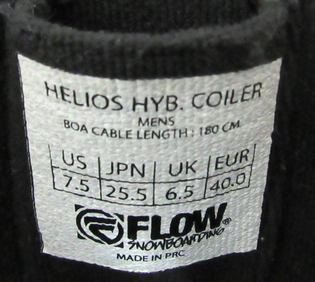 FLOW HELIOS BOA スノーボードブーツ HYB COILER Snowboard ヒール