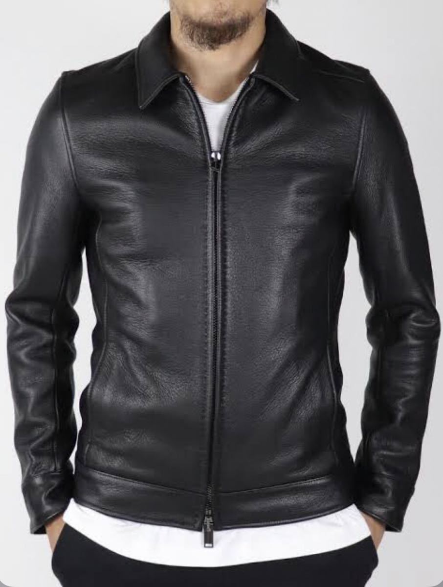 □美品□ junhashimoto ZIP LEATHER SHIRTS size,4 AKM wjk ジュン 