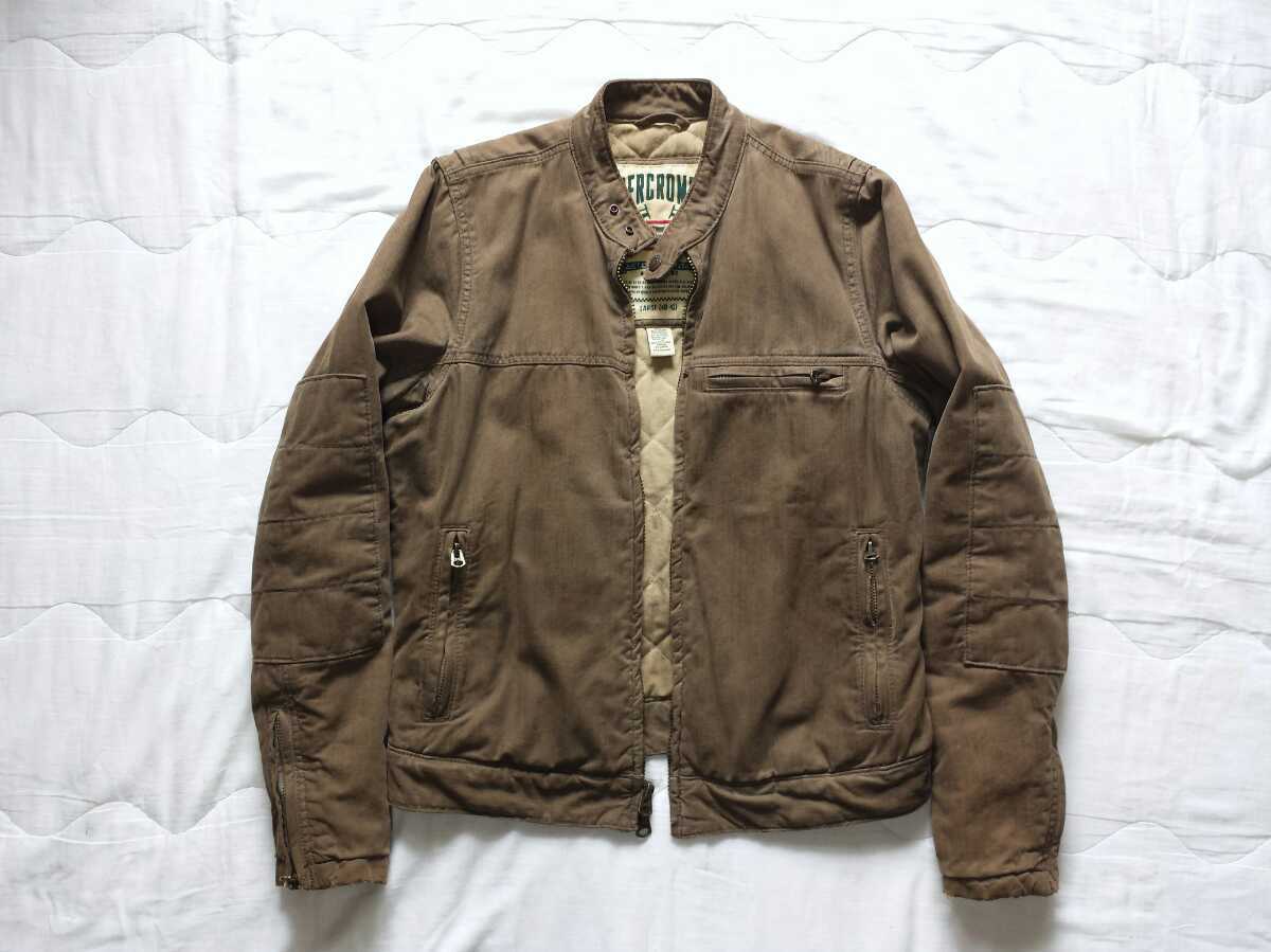 Abercrombie アバクロンビー シングルライダースジャケット コットン 