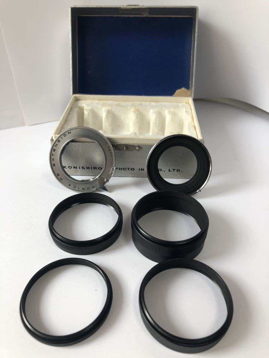 コニカ EXTENSION RINGS for KONICA KONICA FS EXTENSION 6点セット
