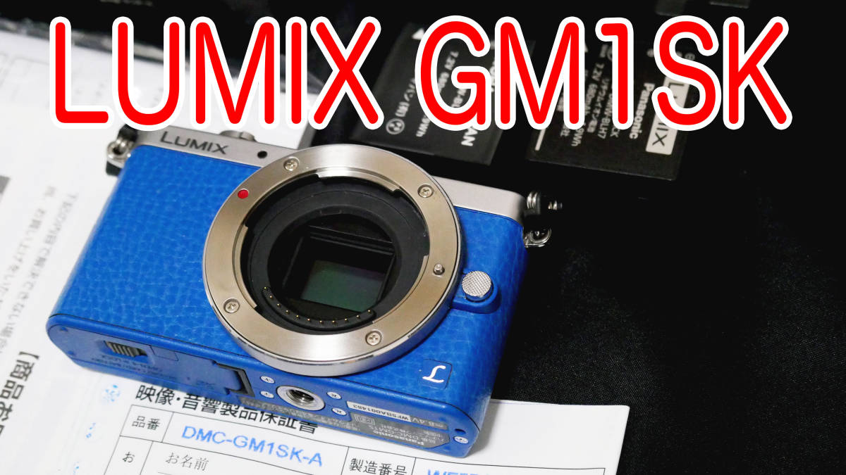 □Panasonic パナソニック LUMIX DMC-GM1SK ブラウン 新品同様品 LUMIX