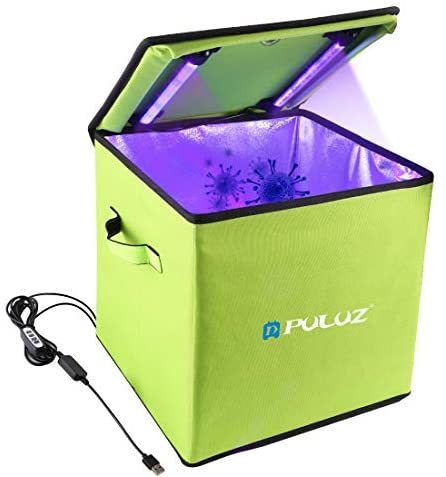 Uv 殺菌灯 紫外線消毒器 医療用 PULUZ 30cm UVボックス LED紫外線消毒器