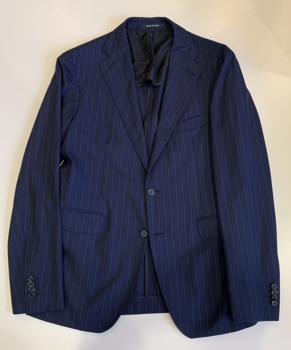  TAGLIATORE タリアトーレ ネイビー ストライプ スーツ 48 イタリア製 国内正規品 春夏用 LARDINI BELVEST BOGLIOLI(Mサイズ)｜売買されたオークション情報、yahooの商品情報をアーカイブ公開 - オークフ Mサイズ