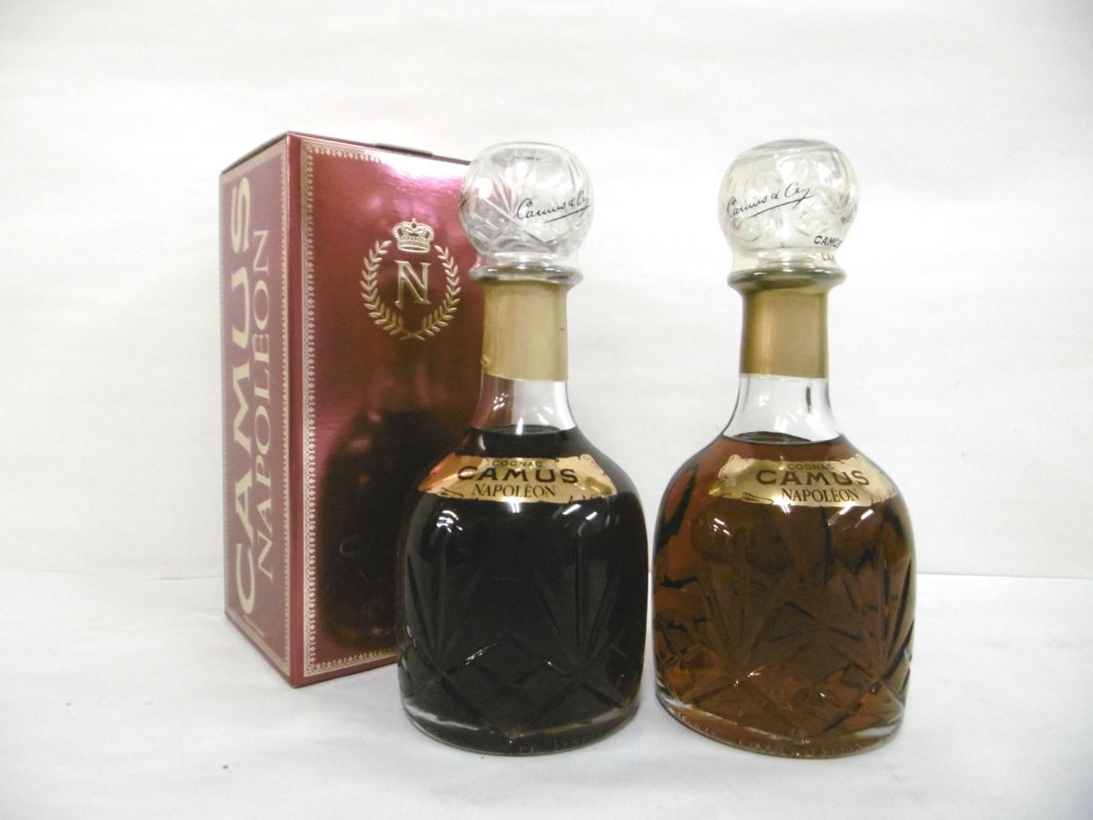 古酒 未開栓 2本セット CAMUS NAPOLEON Presentation Deluxe カミュ